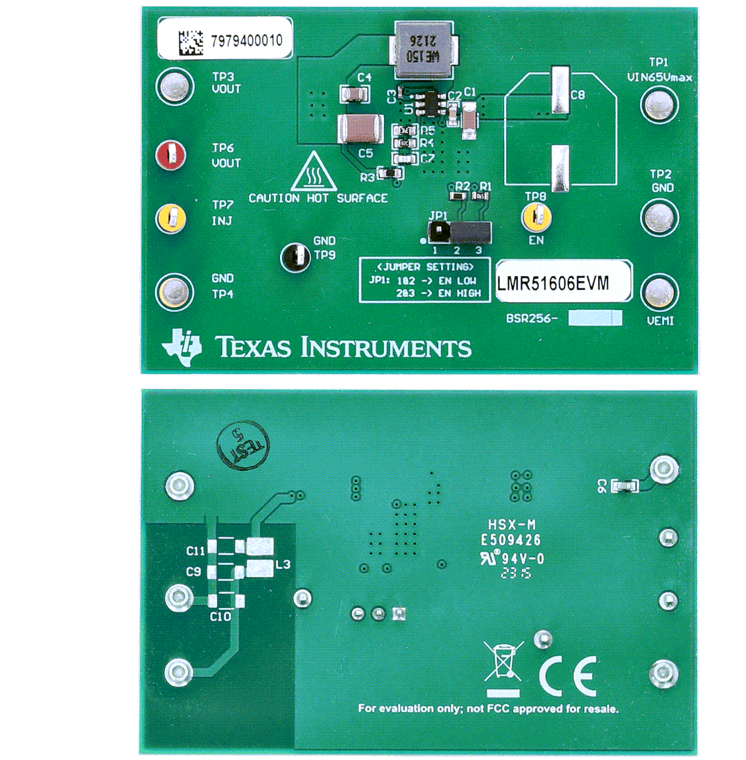 位置电路 - Texas Instruments LMR51606EVM评估模块