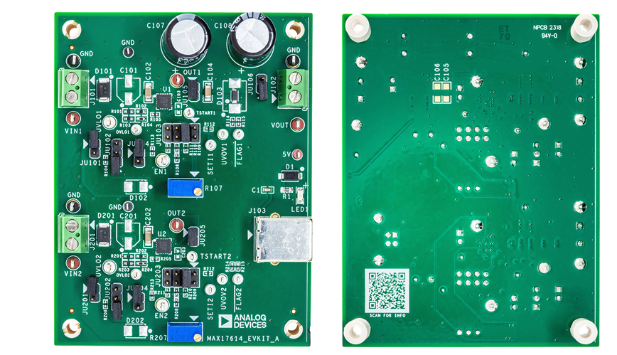 Analog Devices / Maxim Integrated MAX17614EVKIT评估套件