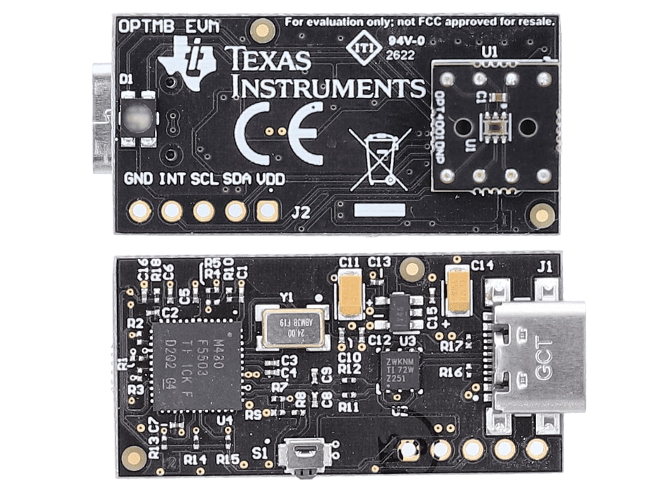Texas Instruments OPT4001DNPQ1EVM评估模块
