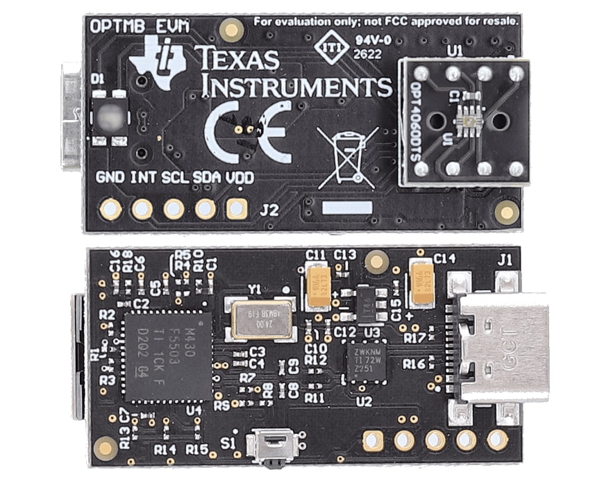Texas Instruments OPT4060DTSEVM评估模块