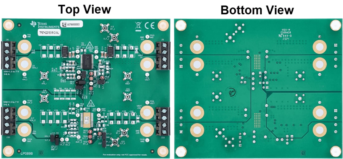 机械图纸 - Texas Instruments TPS7H2201EVM电子保险丝评估模块 (EVM)
