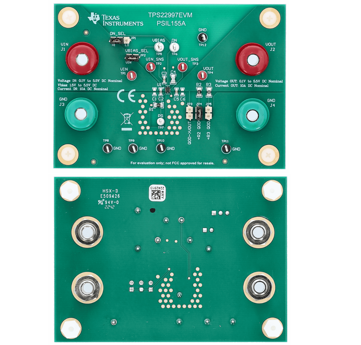 Texas Instruments TPS22997EVM评估模块