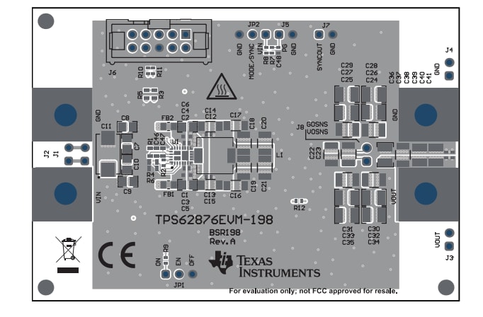 位置电路 - Texas Instruments TPS62876EVM-198评估模块
