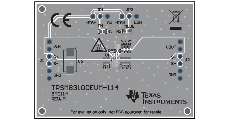 Texas Instruments TPSM83100EVM评估模块