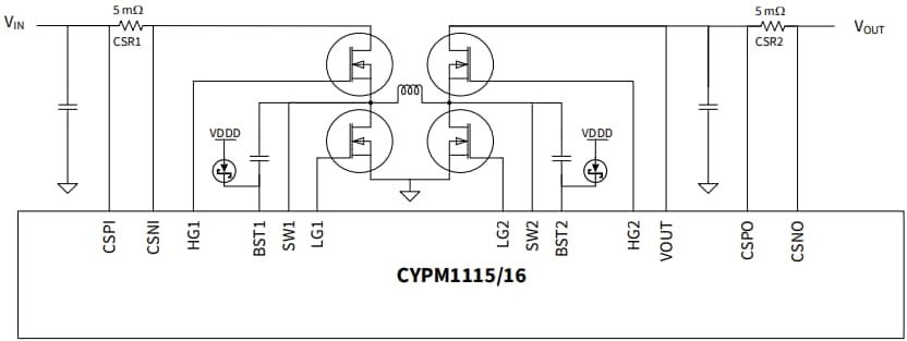 原理图 - Infineon Technologies EZ-PD™ PMG1-B1 USB Type-C™高压MCU