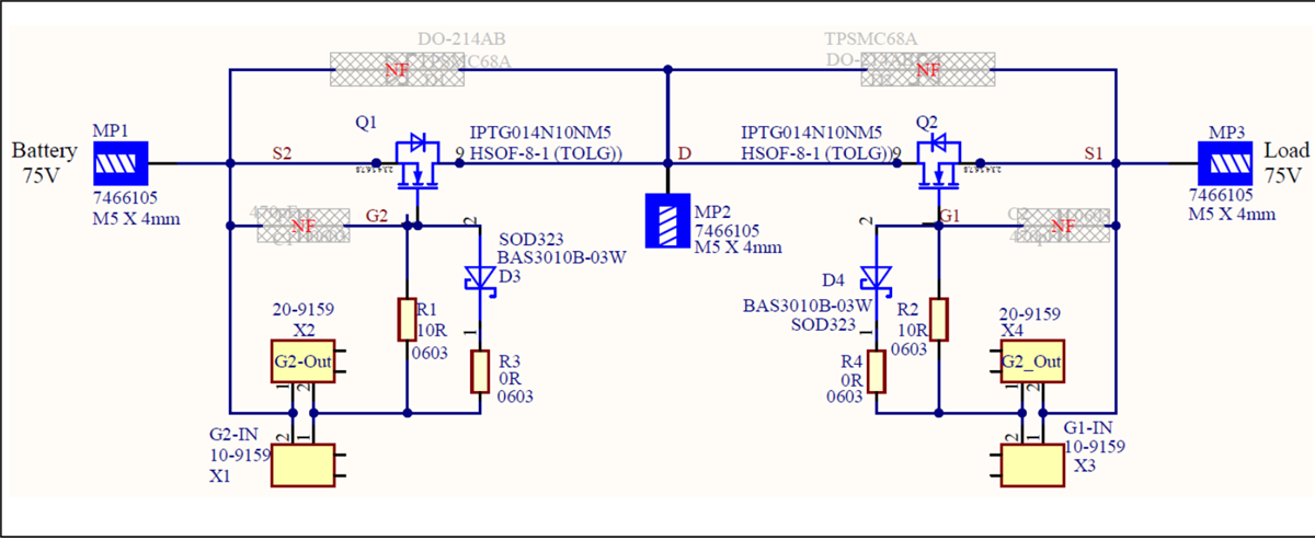 原理图 - Infineon Technologies EVAL_BDPS_DD_TOLG评估板
