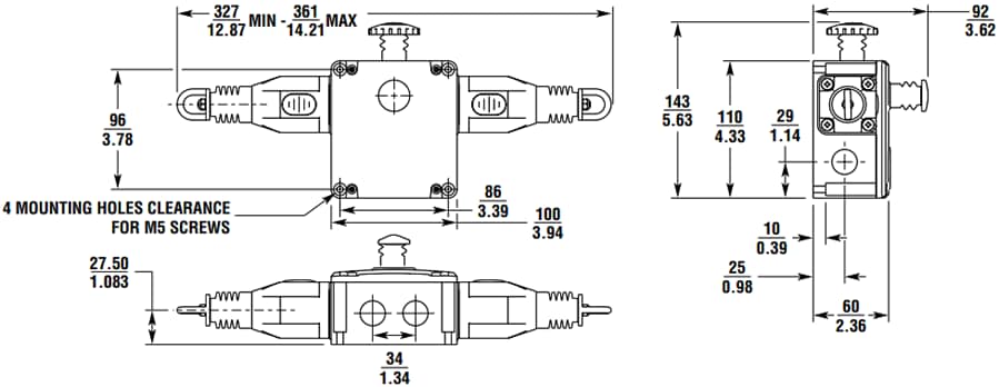 Omron Industrial Automation XER1032拉绳急停开关