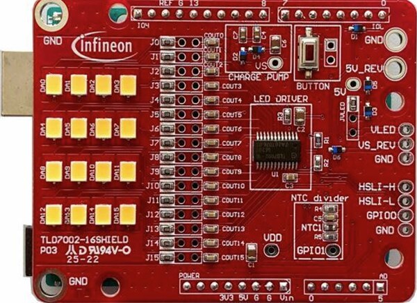 Infineon Technologies TLD7002 LED开发工具