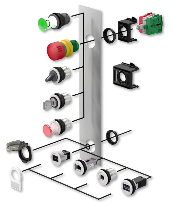 HARTING har-port USB Type C Couplers & Cable Assemblies