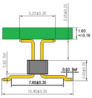 Mechanical Drawing - Chip Quik DIP300 SOIC Adapters