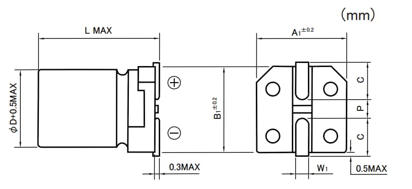 Chart - Rubycon TAV SMD Aluminum Electrolytic Capacitors