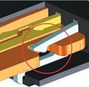 Molex LA75 0.3mm间距FPC连接器