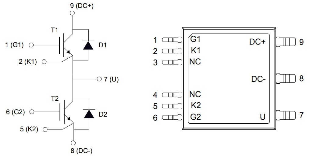 原理图 - STMicroelectronics STGSH80HB65DAG 650V 80A HB系列IGBT