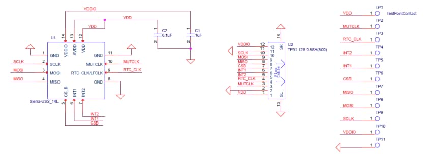 原理图 - TDK InvenSense EV_ISM-20201-00评估板