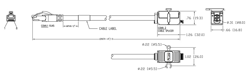图表 - Stewart Connector / Cinch Connectivity Solutions WAP延长线缆