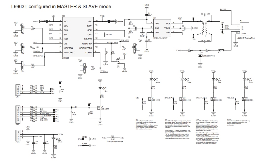 原理图 - STMicroelectronics AEK-COM-ISOSPI1 SPI转隔离式SPI加密狗