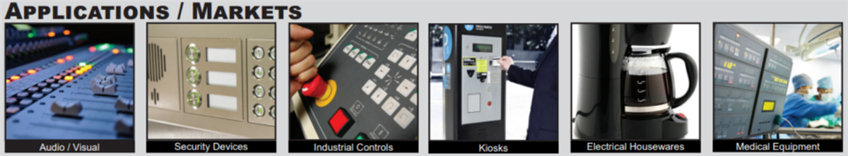 Chart - E-Switch SAV8 Anti-Vandal Switches