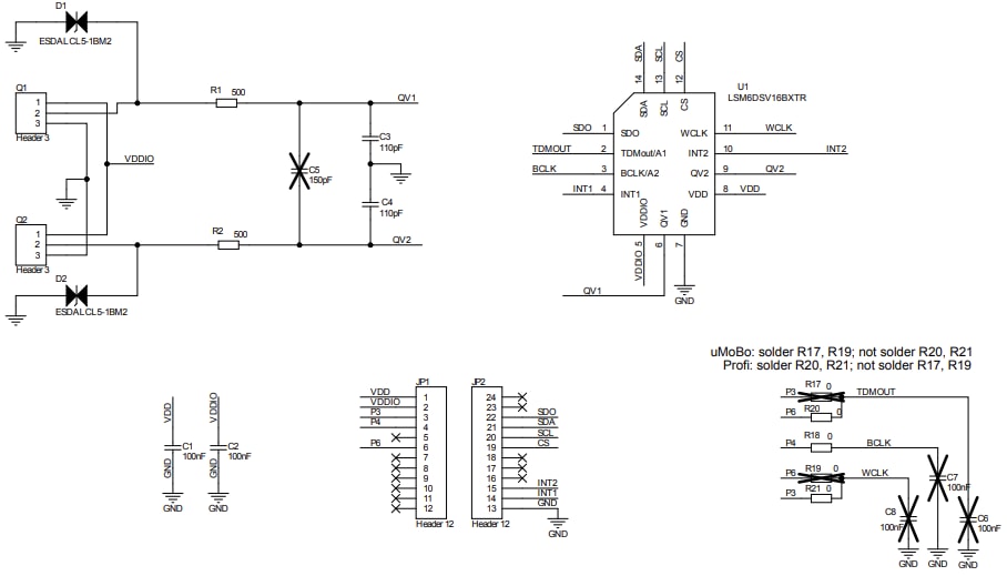 原理图 - STMicroelectronics STEVAL-MKI234KA评估套件