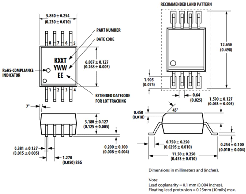 Broadcom ACPL-K71T和ACPL-K72T数字CMOS光耦合器
