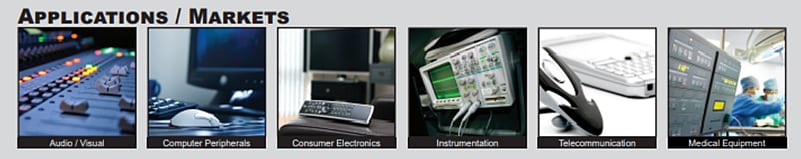 图表 - E-Switch KAD多脚位DIP开关