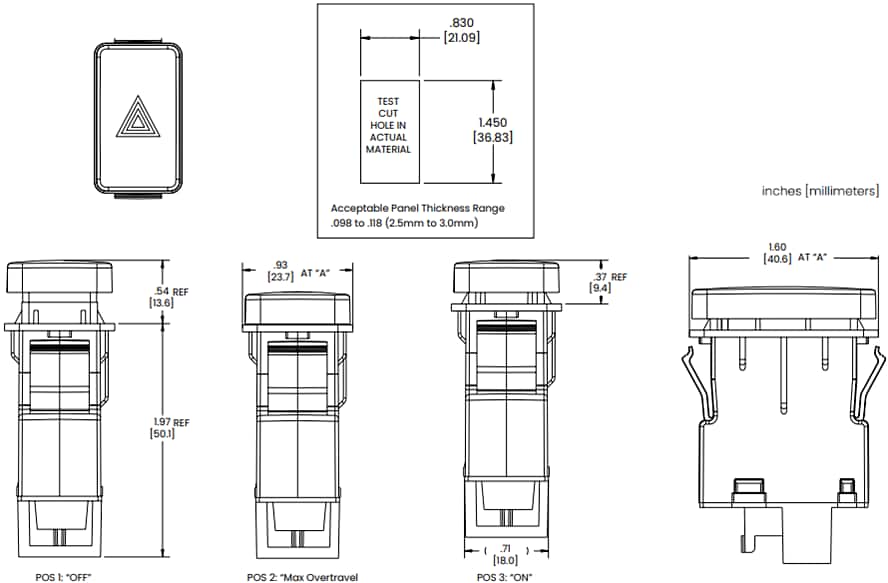 Carling Technologies GP按钮开关