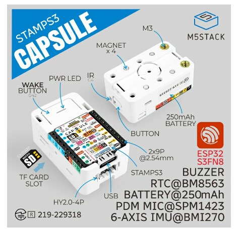 M5Stack K129 M5Capsule