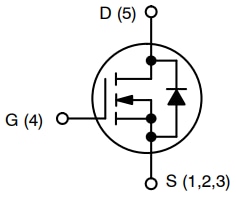 原理图 - onsemi NTMFWS1D5N08X单N通道MOSFET