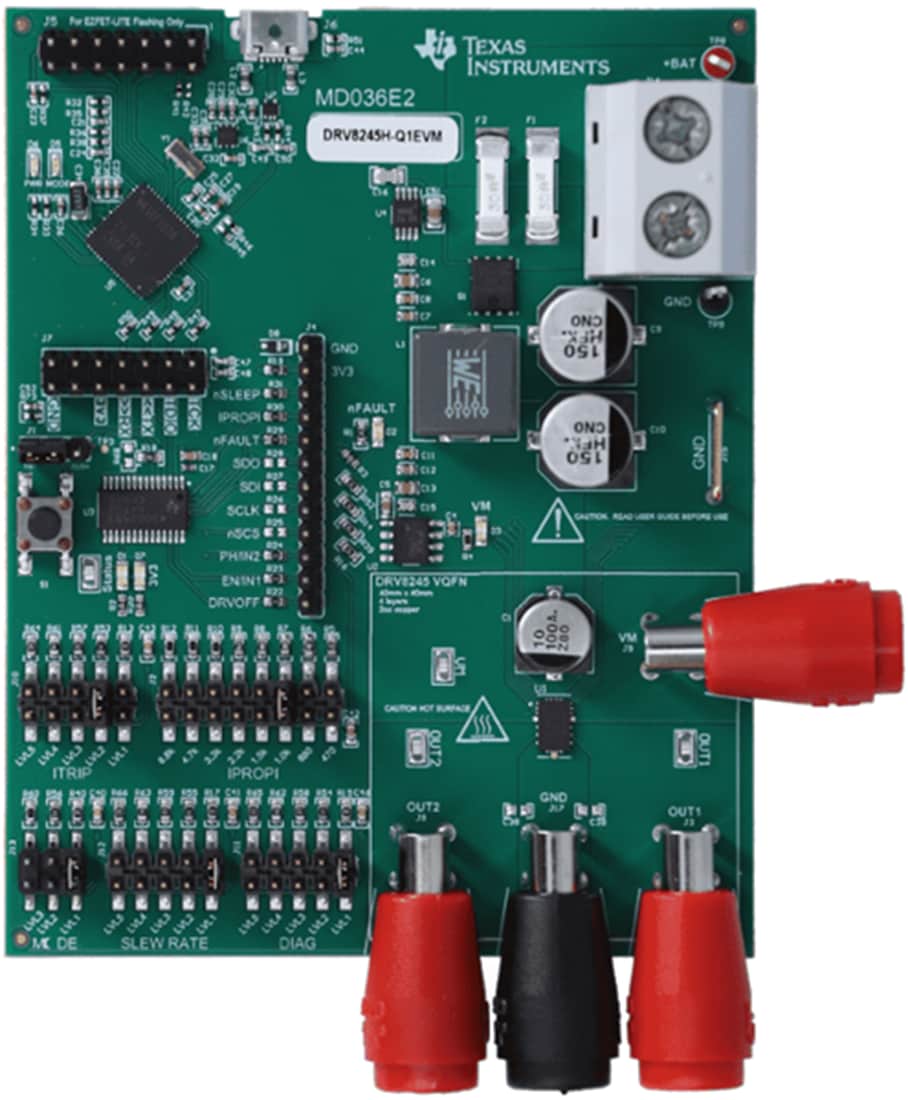 机械图纸 - Texas Instruments DRV8245H-Q1EVM驱动器评估模块 (EVM)