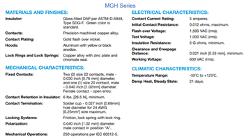 Positronic 圆形六角连接器