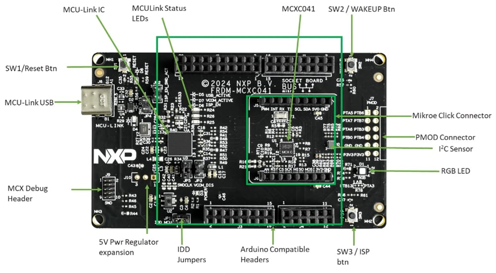 NXP Semiconductors FRDM-MCXC041 开发板