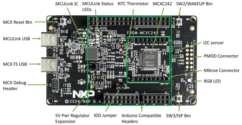 NXP Semiconductors FRDM-MCXC242 开发板