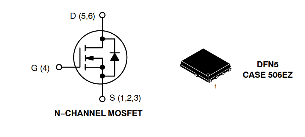 应用电路图 - onsemi NVMFS5C604N单N沟道功率MOSFET