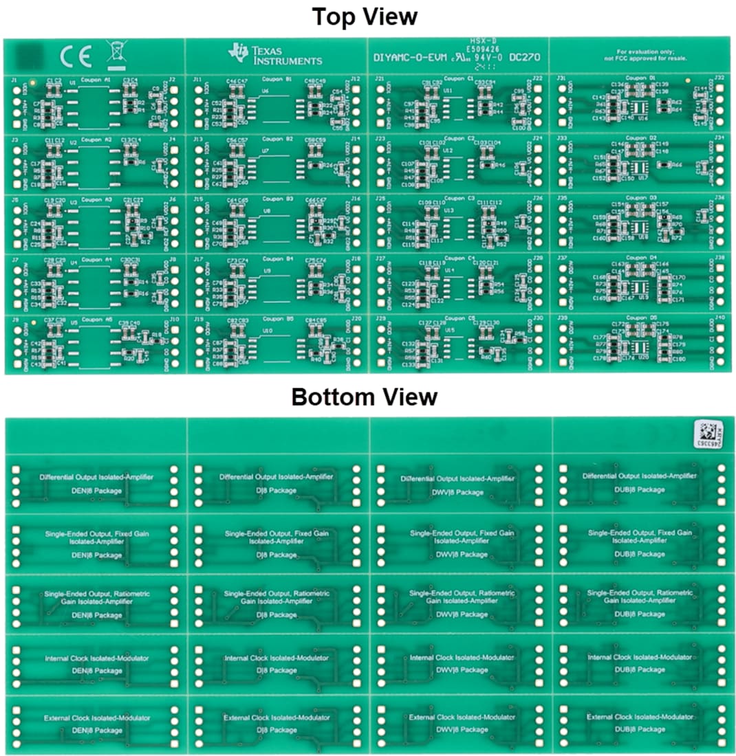 机械图纸 - Texas Instruments DIYAMC-0-EVM 评估模块（EVM）