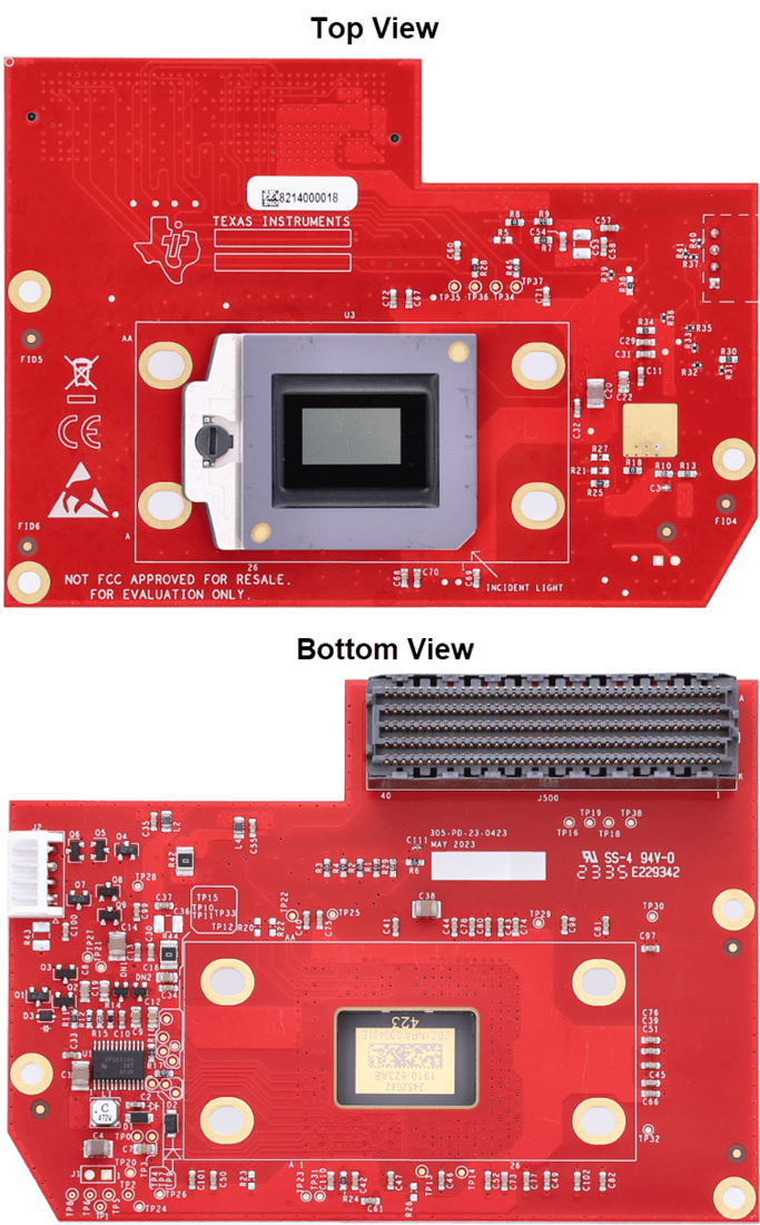 机械图纸 - Texas Instruments DLP650NEEVM DMD评估模块 (EVM)