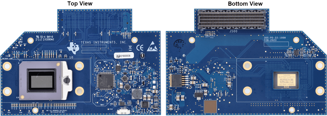 机械图纸 - Texas Instruments DLP780TEEVM DMD评估模块 (EVM)