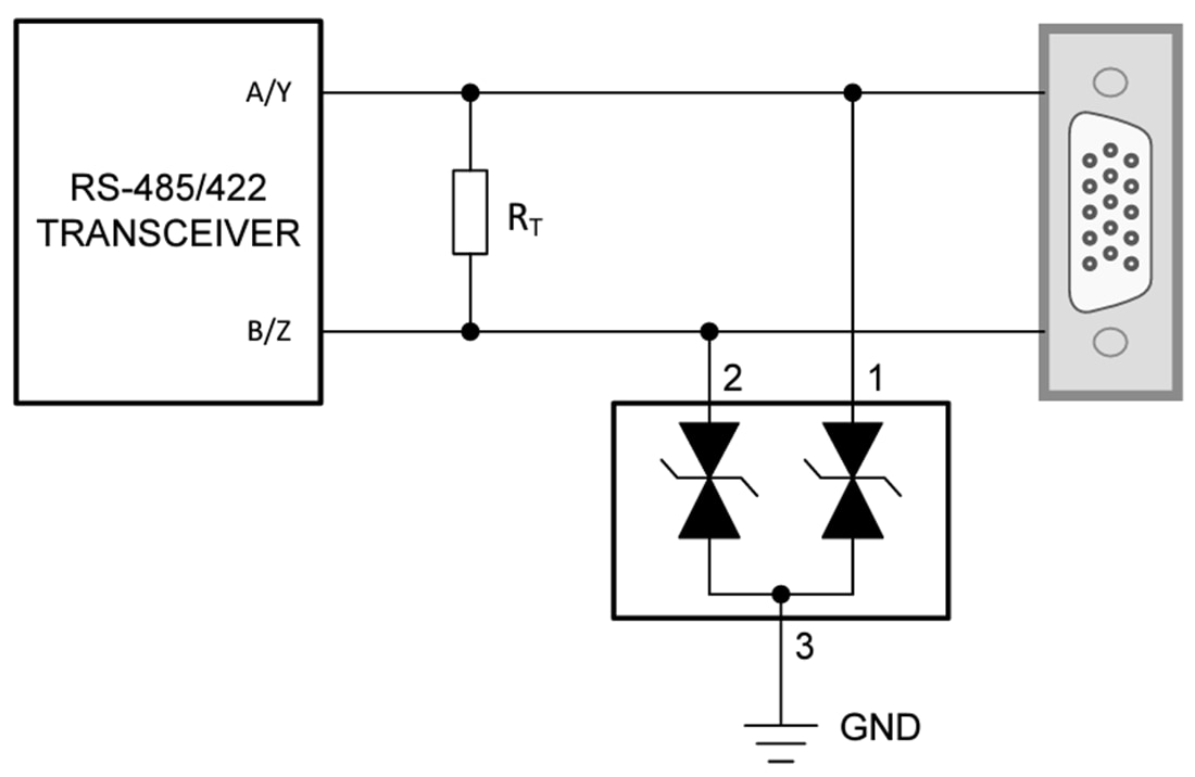 原理图 - Texas Instruments ESD562/ESD562-Q1 ESD保护二极管