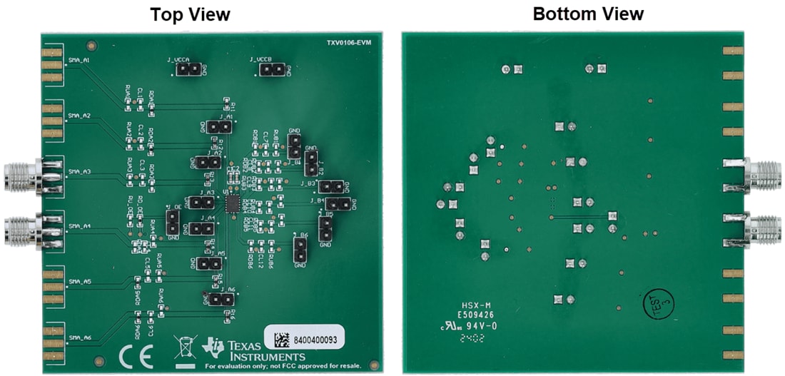 机械图纸 - Texas Instruments TXV010xEVM 评估模块（EVM）