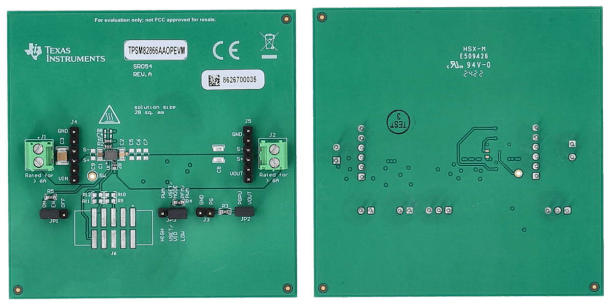 Texas Instruments TPSM82866 MagPack™评估模块