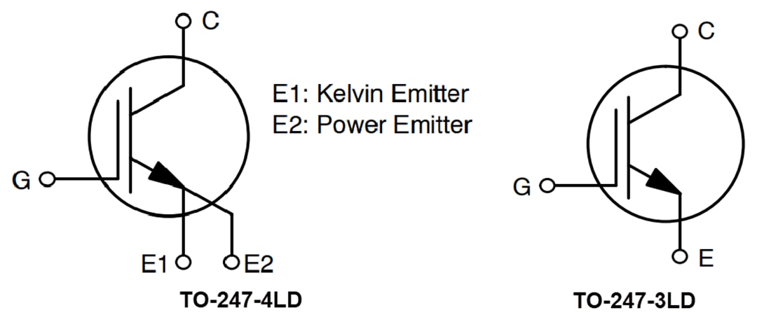 原理图 - onsemi AFGHxL25T单N沟道1200V 25A IGBT