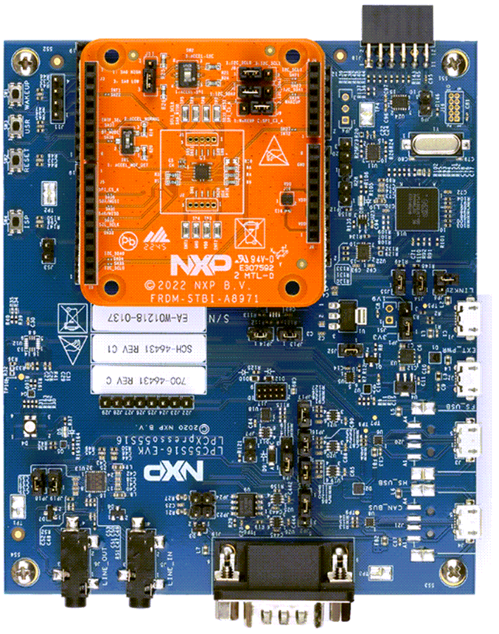 机械图纸 - NXP Semiconductors FXLS8971传感器工具箱开发板