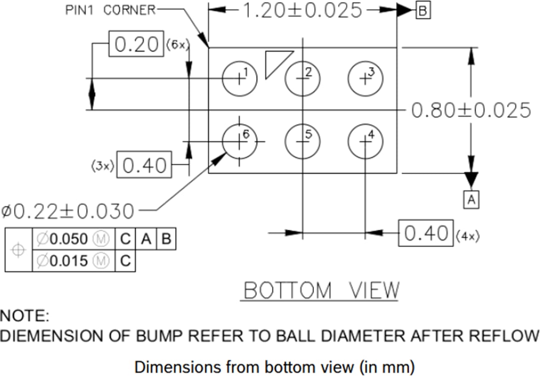 机械图纸 - Bosch BMA530加速计