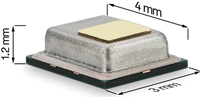 机械图纸 - Sensirion STCC4微型CO₂传感器