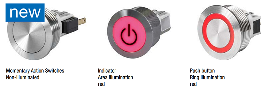 Chart - Schurter MSM II Metal Line Switches