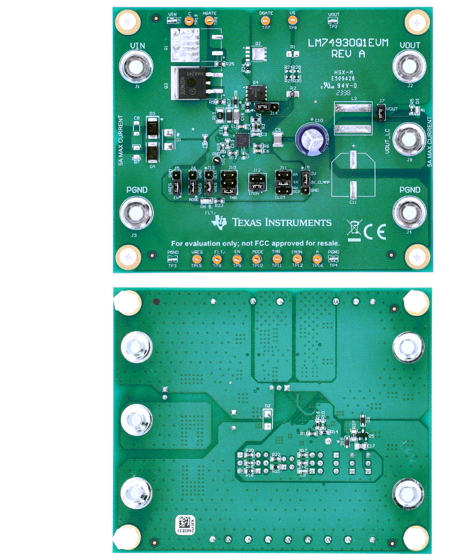 Texas Instruments LM74930Q1EVM 驱动评估模块