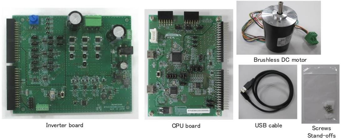 Renesas Electronics MCK-RA6T3电机控制套件（适用于RA6T3 MCU群组）