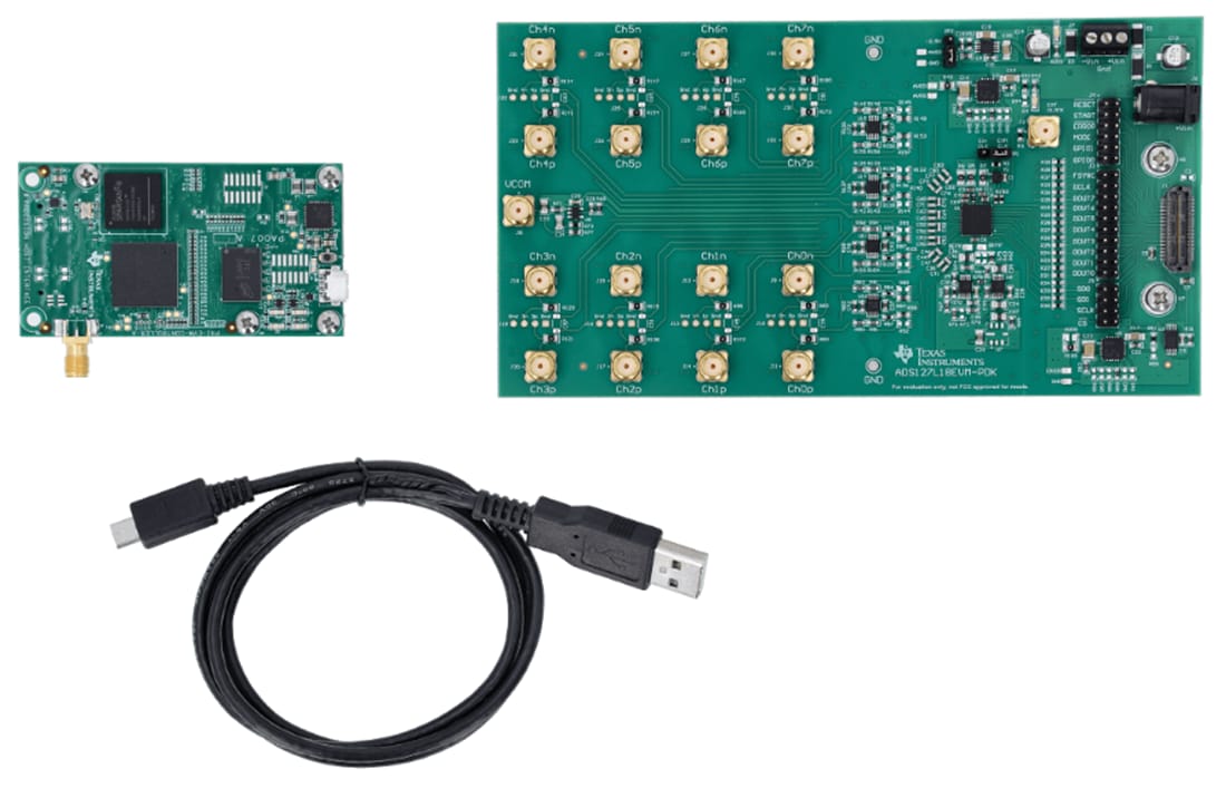 图表 - Texas Instruments ADS127L18EVM-PDK 评估模块（EVM）