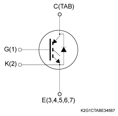 应用电路图 - STMicroelectronics STGHU30M65DF2AG汽车级IGBT