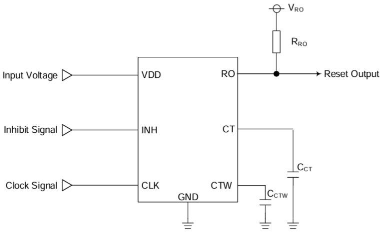 应用电路图 - ROHM Semiconductor BD87B29FVM-CTR电压检测器IC