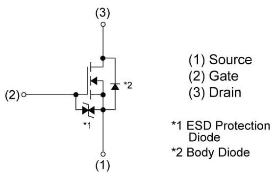 ROHM Semiconductor BSS138WAHZG N沟道60V 310mA小信号MOSFET