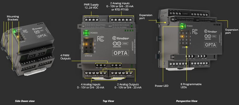 Arduino Pro Opta®模拟扩展套件A0602